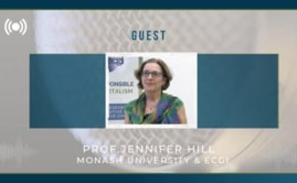 ECGI Conversations: Prof. Jennifer Hill