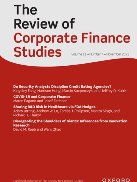 The cover of an issue of RCFS Journal