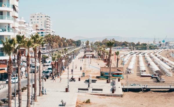 Beach and buildings