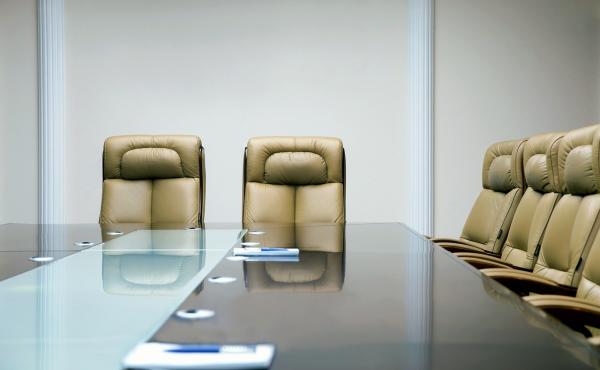Chairs around a table