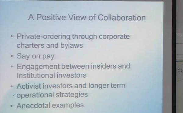 A Collaborative Model of the Corporation