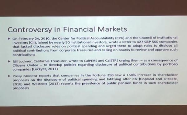 Public Pension Funds and Corporate Political Activism