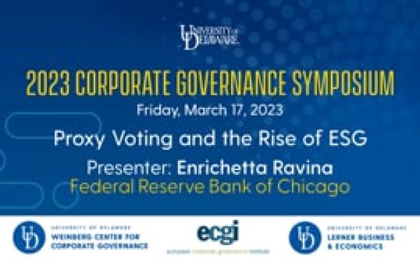 Proxy Voting and the Rise of ESG