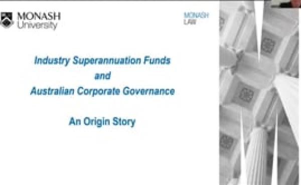 Dr Tim Bowley - Australia’s Industry Superannuation Funds: An Origin Story
