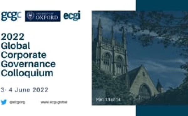Session 8: Foundation Ownership and Sustainability International Evidence