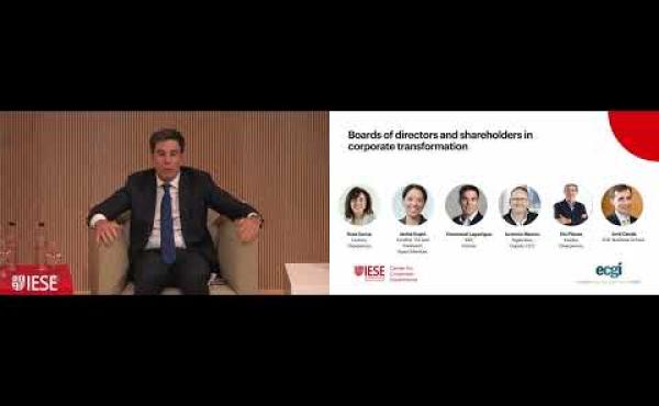 CEOs’ Panel. Boards of directors and shareholders in corporate transformation