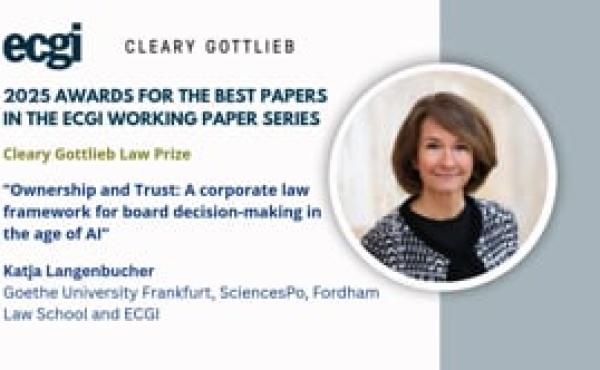 Session 7: Ownership and Trust: A Corporate Law Framework for Board Decisionmaking in the Age of AI