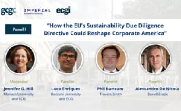 Session 4: Panel Discussion I: How the EU’s Sustainability Due Diligence Directive Could Reshape Corporate America