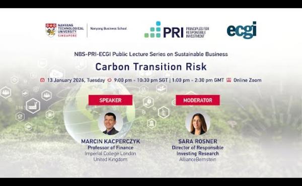 Lecture 9 | NBS-PRI-ECGI Public Lecture Series