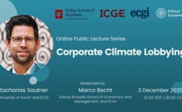 Corporate Climate Lobbying - Zacharias Sautner