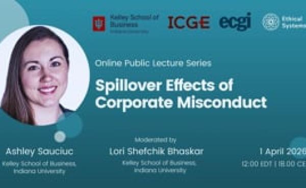 Spillover Effects of Corporate Misconduct - Ashley Sauciuc