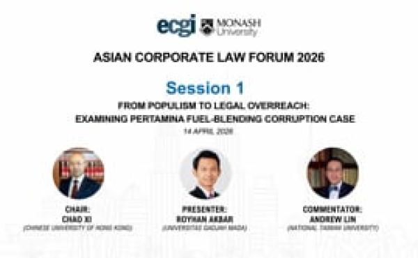 ACLF 2026 | From Populism to Legal Overreach: Examining Pertamina Fuel-Blending Corruption Case