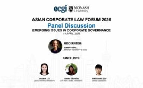 ACLF 2026 | Panel Discussion | Emerging Issues in Corporate Governance