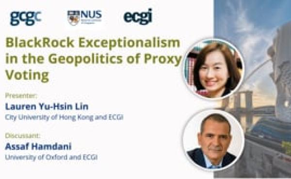 Session 3: BlackRock Exceptionalism in the Geopolitics of Proxy Voting (GCGC 2026)