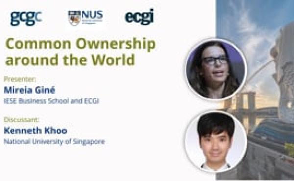 Session 6: The Global Rise of Index-Based Ownership of Firms (GCGC 2026)
