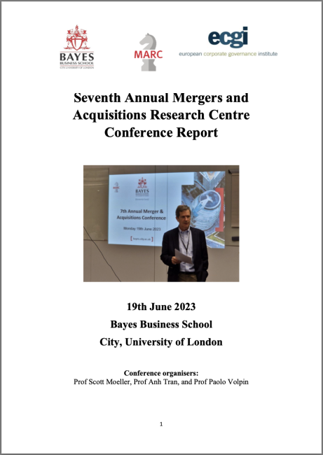 PDF image of an event report