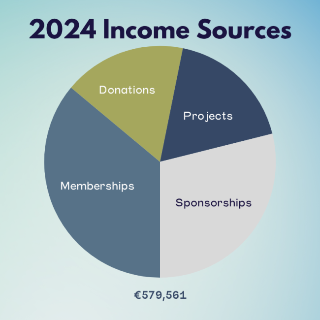 ECGI income sources 2024