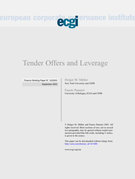Working paper cover