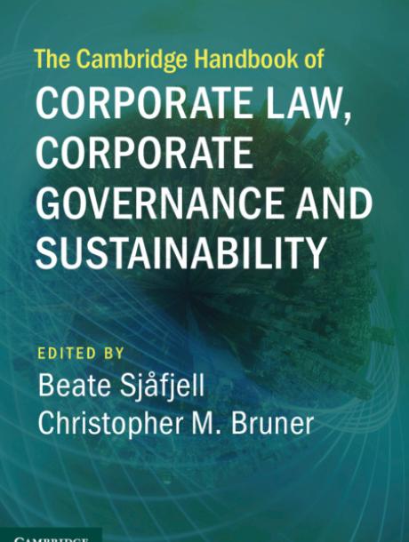 The Cambridge Handbook of Corporate Law, Corporate Governance and Sustainability