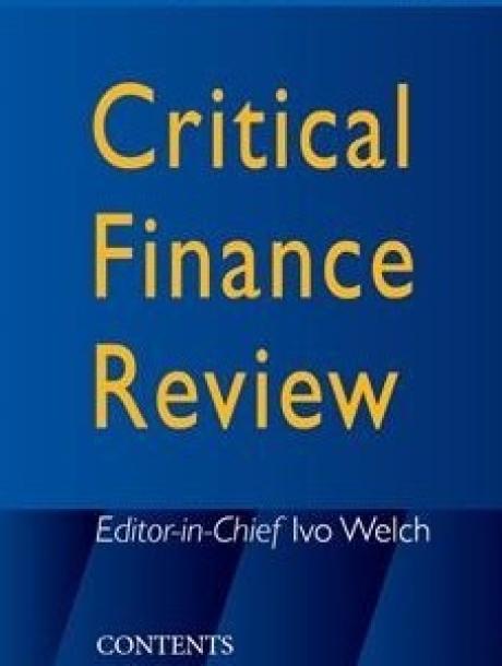 Critical Finance Review