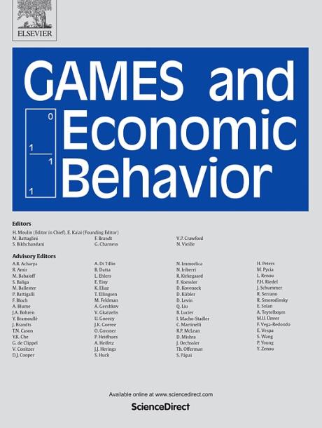Games and Economic Behavior