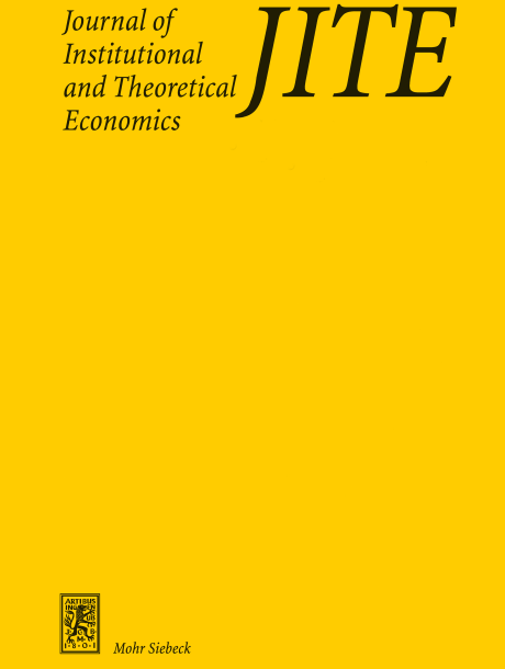 Journal of Institutional and Theoretical Economics