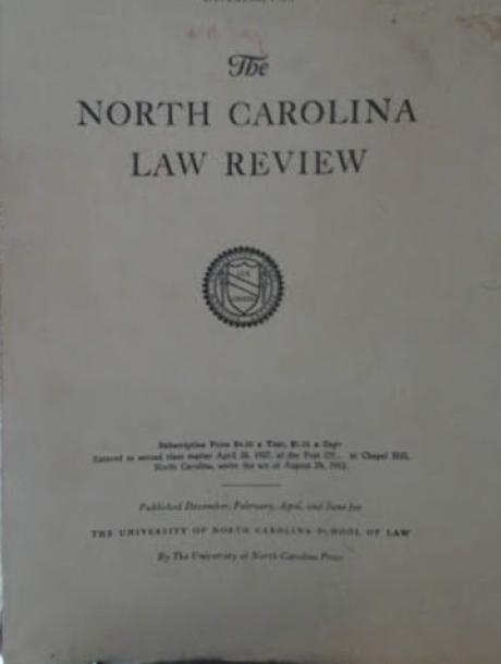 North Carolina Law Review