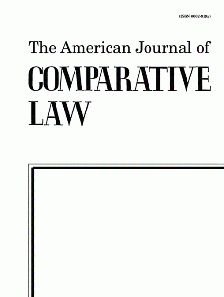 The American Journal of Comparative Law