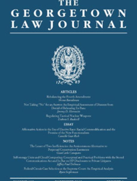 The Georgetown Law Journal