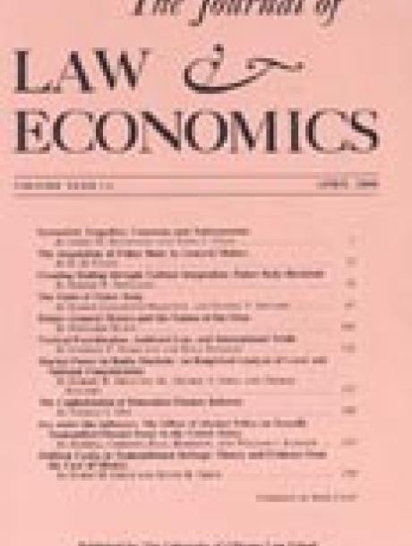 The Journal of Law & Economics