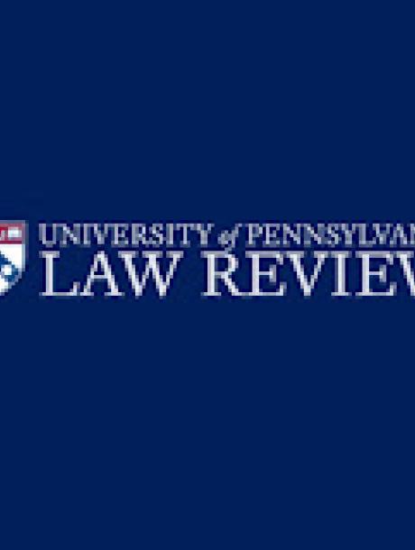 University of Pennsylvania Law Review 