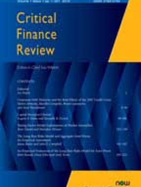 Critical Finance Review