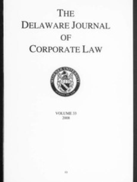Delaware Journal of Corporate Law