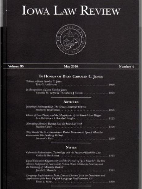 Iowa Law Review