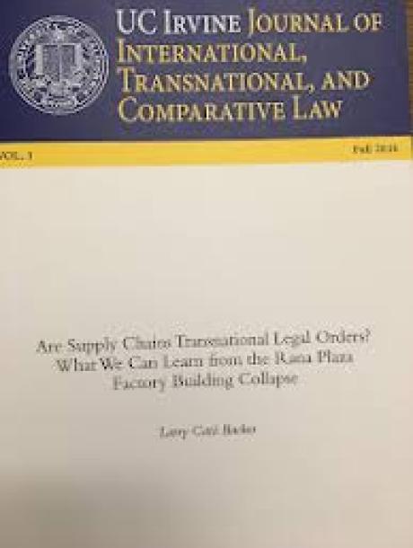 The UC Irvine Journal of International, Transnational, and Comparative Law