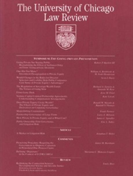 The University of Chicago Law Review