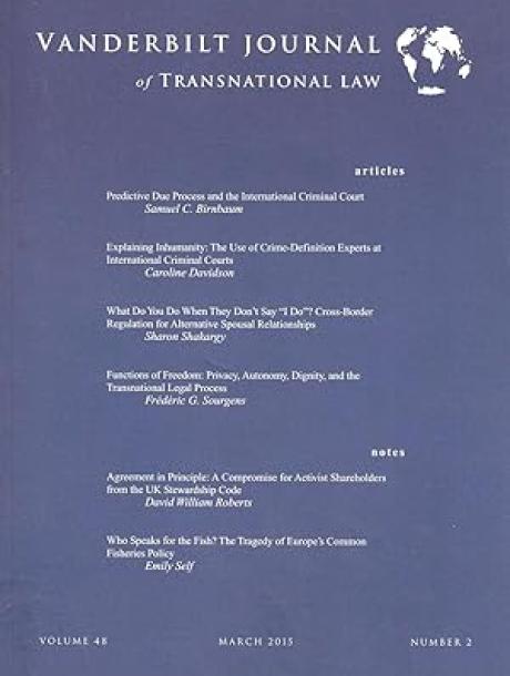 Vanderbilt Journal of Transnational Law