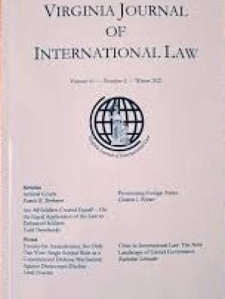 Virginia Journal of International Law