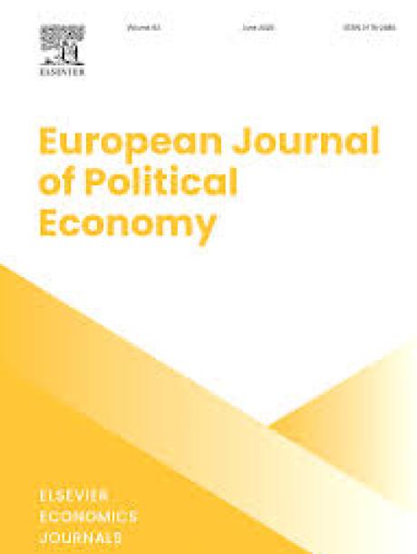 European_Journal_of_Political_Economy cover