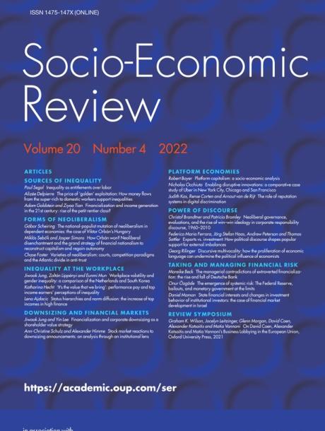 Socio-Economic Review journal cover