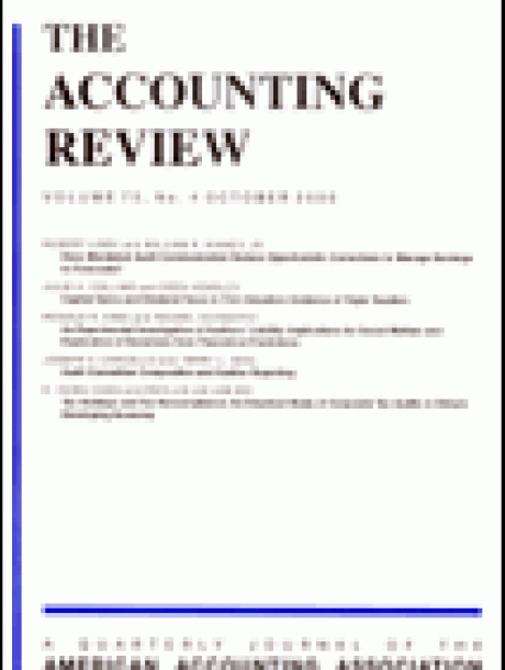 The Accounting Review journal cover