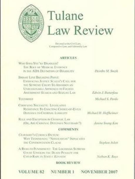 Tulane Law Review