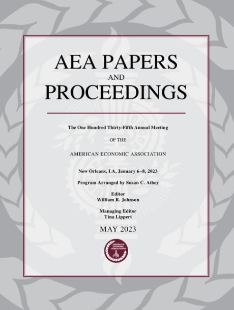 AEA Papers and Proceedings cover