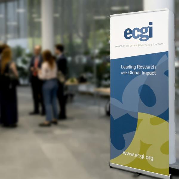ECGI banner with people in background