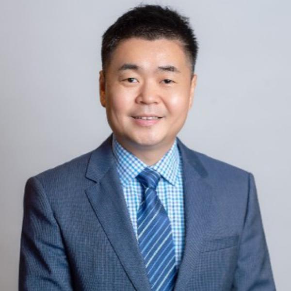 Smiling man in suit