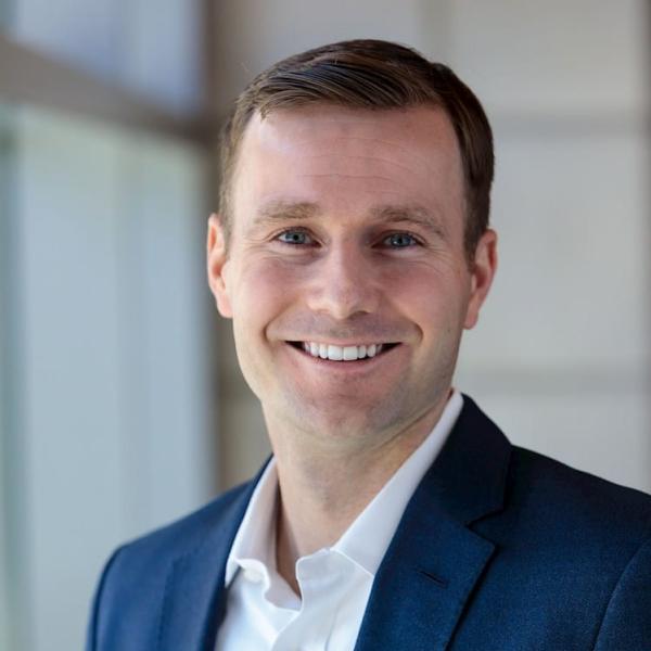 Smiling man in suit