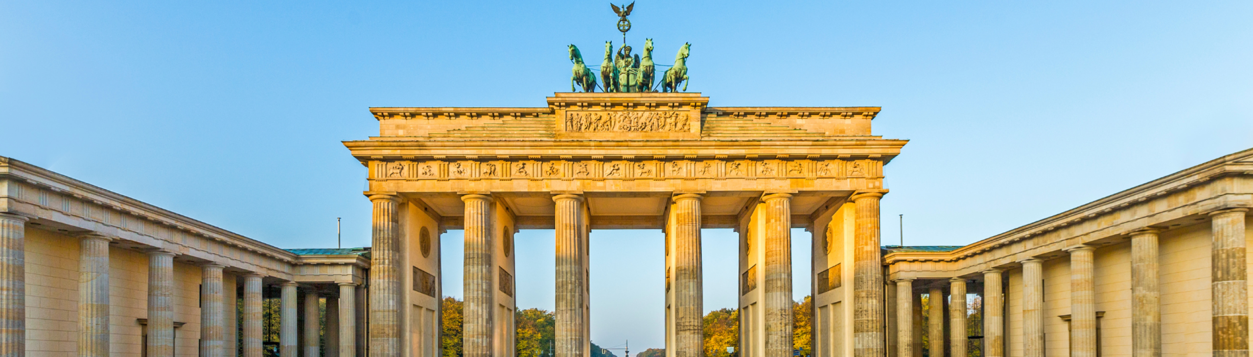 the brandenburg gate in Berlin