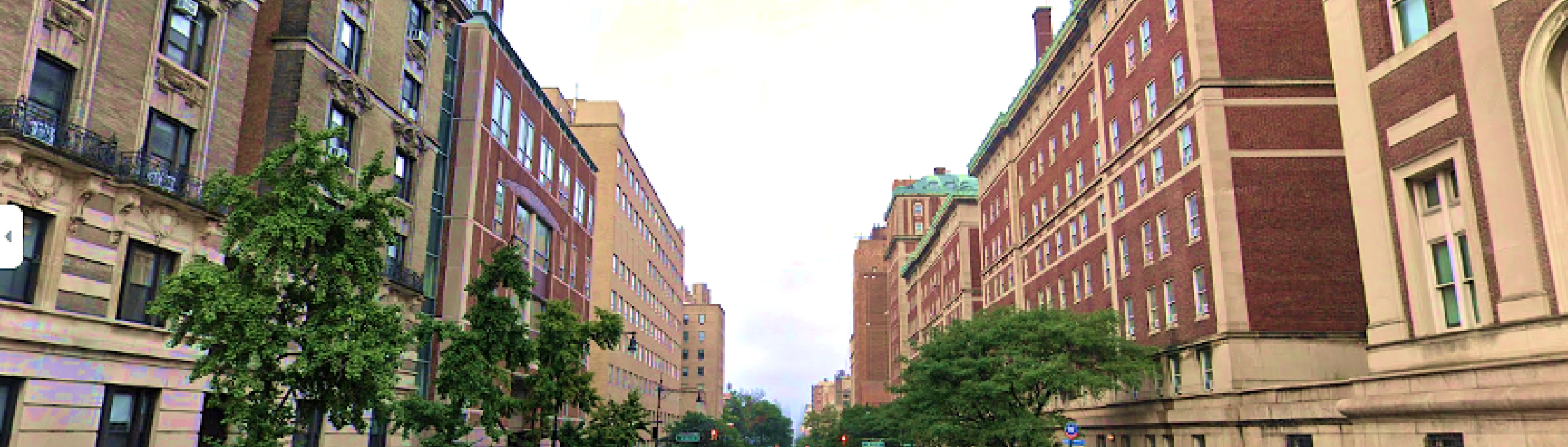 New York street Columbia University