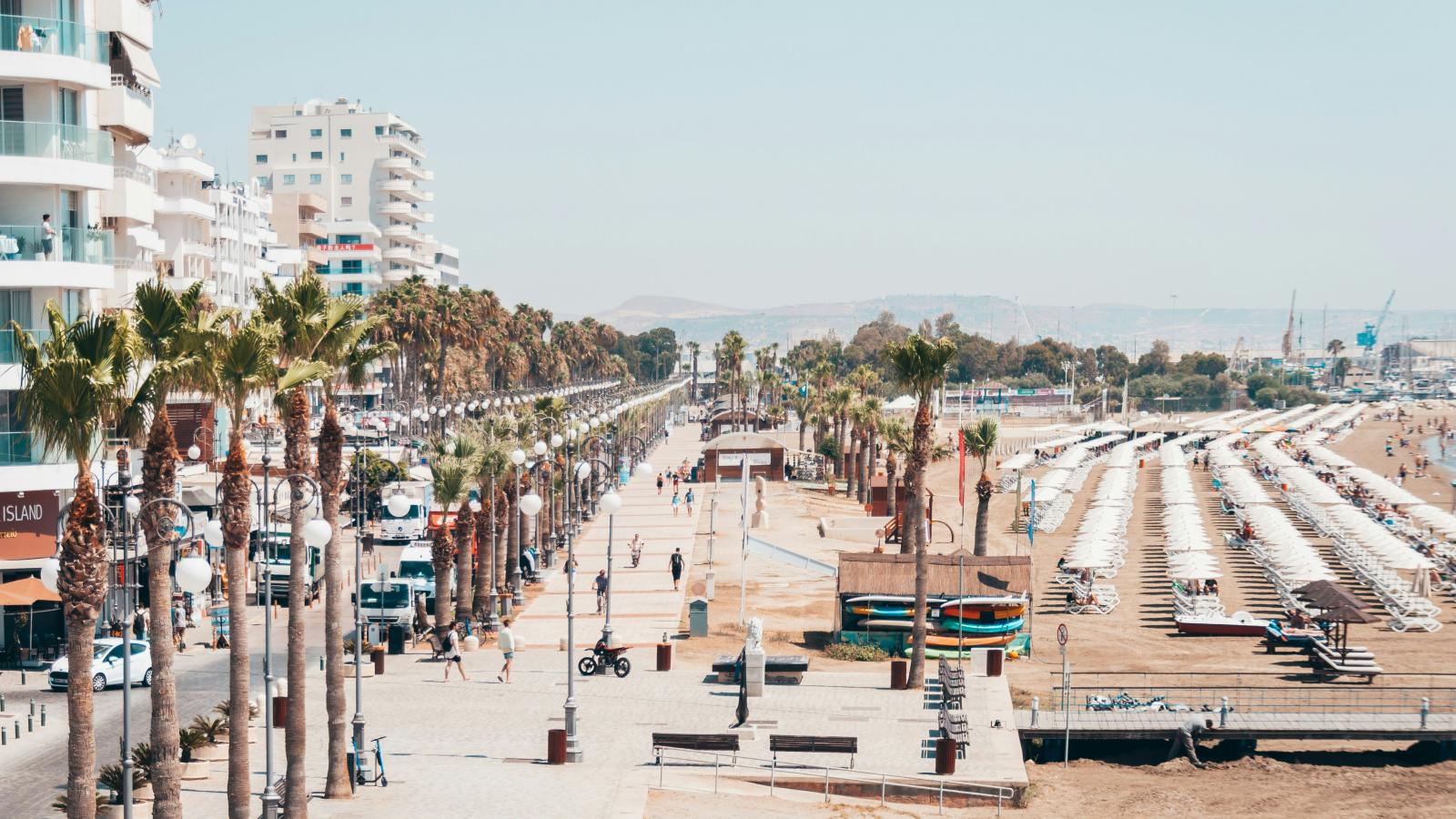 Beach and buildings