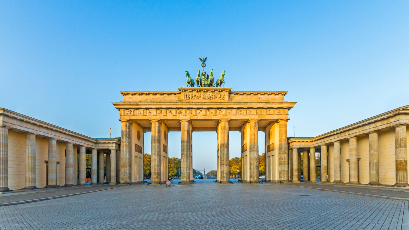 the brandenburg gate in Berlin